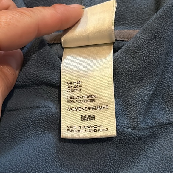 The North Face Women’s Fleece Hoodie Size Medium-Gray Blue Color- Preowned - Picture 7 of 11